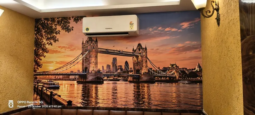 Scenic wall mural
